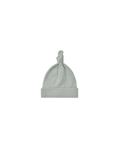 Waffle Knotted Baby Hat | Sky
