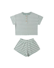 Load image into Gallery viewer, Summer Waffle Set | Sea Green Stripe
