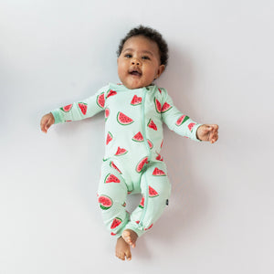 Zipper Romper | Watermelon