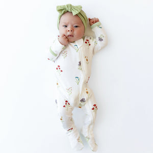 Zipper Footie | Wildflower