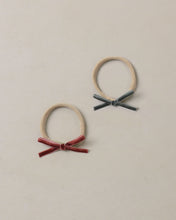 Load image into Gallery viewer, Baby Bow Headband | Green + Ruby

