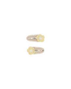 Crochet Clips | Yellow Daisy