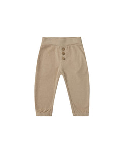 Button Jogger Pant | Putty