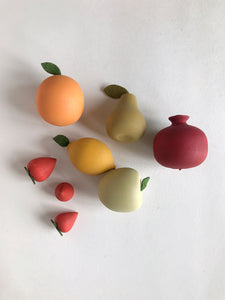 Wood & Felt Play Food Set | Fruit (Mini)