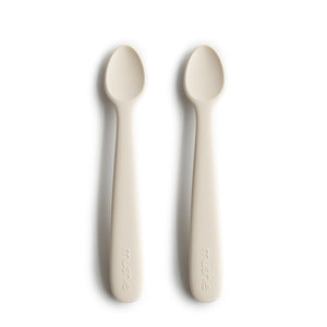 Silicone Feeding Spoons | Ivory