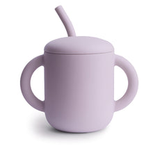 Load image into Gallery viewer, Silicone Training Cup + Straw | Soft Lilac
