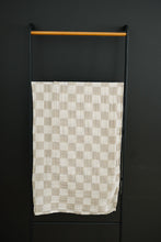 Load image into Gallery viewer, Muslin Swaddle | Taupe Checkered
